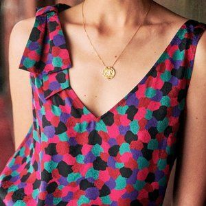 Sezane Top Aelys - Worn Once - colorful print